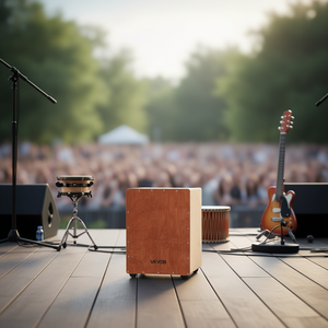 Cajon Vevor in Legno di Betulla, Strumento a Percussione Monostrato con Corde per Rullante - Product Image 2