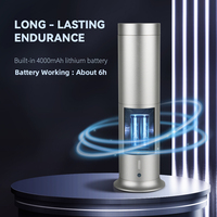Leomwrold Diffuseur de tour d'huile essentielle de luxe en alliage d'aluminium Machine 100ML Diffuseur de tour d'arôme de collection commerciale d'hôtel