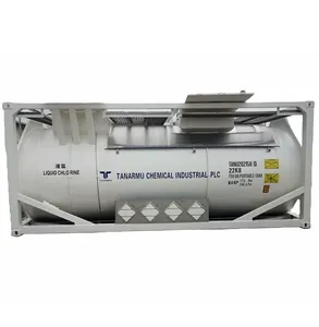 High capacity storage transportation container tank T50 liquid chlorine tank container
