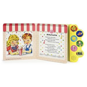 Usine personnalisé lune 6 boutons enfants amusant sonnant livre de contes haut-parleur impression numérique couverture rigide couture reliure - Product Image 3