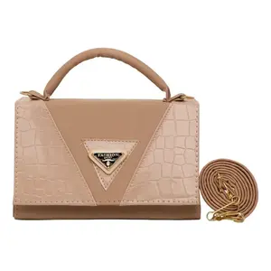 Bolso Bandolera para Mujer Fana, Diseño de Piel de Cocodrilo, Asa Única, Cierre de Cremallera Impermeable, Uso Diario, Bolso de Hombro Moderno - Product Image 1