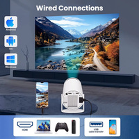 Projecteur LED Mini M5 OEM en Gros, Vidéoprojecteur Pico, Miroir d'Écran Wifi pour Téléphone Portable, Prix Bas, Utilisation Home Cinéma