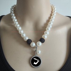 Cướp biển cờ của Thomas tew quyến rũ ABS ngọc trai vòng cổ Jolly Roger cướp biển sản phẩm đồ trang sức - Product Image 1