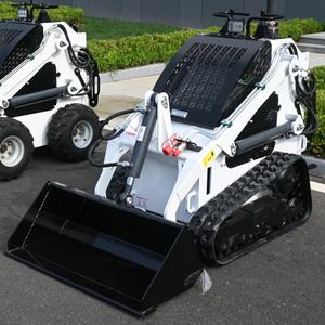 Crawler Glijlader Grondverzetmachines Mini Skidsteer Laders Ce Goedgekeurde Skid Stuurlader Te Koop - Product Image 1