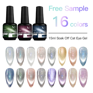 MH échantillon gratuit brillant ciel <span class=keywords><strong>étoilé</strong></span> aimant oeil de chat gel vernis à ongles en option 16 couleurs semi transparent paillettes gel vernis ensemble - Product Image 1