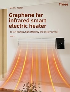 Electric <strong>Heater</strong> Graphene Far-Infrared Smart Electric <strong>Heater</strong> 3-Second Rapid Heating High <strong>Efficiency</strong> &amp; Energy Saving 2400W - Product Image 2