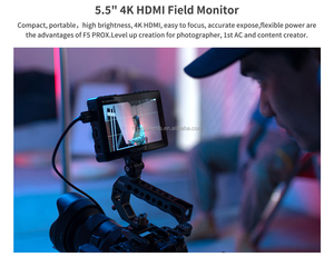จอภาพแบบพกพาสำหรับชมโลก F5 PROX <span class=keywords><strong>5.5</strong></span>นิ้ว1600nit จอวิดีโอระบบสัมผัส4K สว่างสูงจอภาพภาคสนามแบบพกพา - Product Image 4