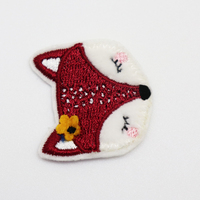 Patchs brodés en chenille personnalisés, écologiques, en toile, avec sequins 3D, à coudre à la main