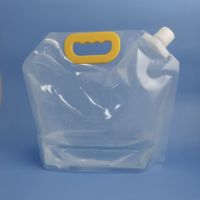 Sachet alimentaire en plastique, 260ml, de qualité alimentaire, avec système d'impression, bec, sac verseur pour Sauce chili, 100 pièces