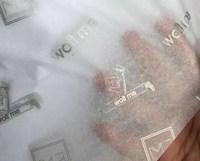Papier de soie pour emballage cadeau, logo personnalisé imprimé, feuilles de papier de soie en soie, emballage de détail, écologique, vente en gros