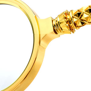 아연 합금 금 손잡이 6X 55mm 60mm 70mm <span class=keywords><strong>80mm</strong></span> 90mm 렌즈 이동식 돋보기 - Product Image 6