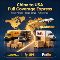 DHL FedEx UPS Transport Express Commercial de Chine vers les États-Unis Service de Transit Fiable