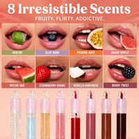 Cosmetica Trend: Gepersonaliseerde Lipgloss, Transparante Hydraterende Fruit Lip Olie, Vegan Lipgloss, Groothandel Bulk