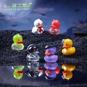 Nueva Figura Decorativa de Pato Amarillo Demoníaco de Weijs, Accesorios Colgantes para Decoración, Micropaisaje, Halloween - Product Image 1