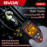 Testeur de liquide de frein numérique GVDA GD5010, détecteur d'humidité du liquide de frein automobile, sonde pour liquide de frein DOT3, DOT4, DOT5.1, ENV4, ENV6