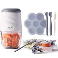 NCVI Robot de cuisine en acier inoxydable pour bébé Robot de cuisine électrique pour bébé