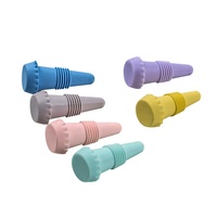 Bouchons de bouteille de vin en silicone de qualité alimentaire 100 % personnalisés de la marque WQ, réutilisables, étanches, pour conserver la fraîcheur, multicolores, pour bouteilles de bière et de vin rouge