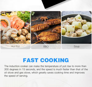 Nueva Cocina de Inducción Multifuncional de Tres Quemadores 2025, Placa Combinada Eléctrica Integrada de 3 Zonas, 6200W, Alta Potencia, para Uso Doméstico y Exterior - Product Image 4