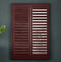 Volets en bois de tilleul de luxe sur mesure pour chambre, cuisine et salon