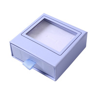 Kunden spezifisches Logo Luxus bunte Pappe Armband Ring Ohr stecker Halskette Geschenk papier Schiebe schublade Verpackung Schmucks cha tullen