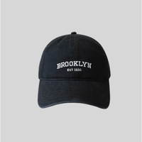 Gorra de Béisbol Retro Bordada con Logotipo Estampado, Lavada, Casual, Protección Solar