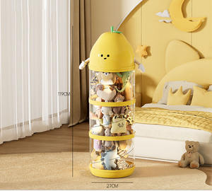 <span class=keywords><strong>Tour</strong></span> de <span class=keywords><strong>rangement</strong></span> multicouche à 3 niveaux pour poupées Organisateur de jouets en peluche pour enfants Vitrine transparente Fournisseur avec logo personnalisé - Product Image 3