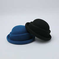 Béret en laine automne-hiver pour femme, style Hepburn français, chapeau cloche rétro, chapeau chaud et élégant pour femmes