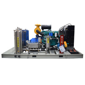 Système de jet d'égout <span class=keywords><strong>à</strong></span> haute pression alimenté par moteur diesel 28Mpa pour des lignes de tuyau de vidange débouchant le dragage de tuyau - Product Image 1