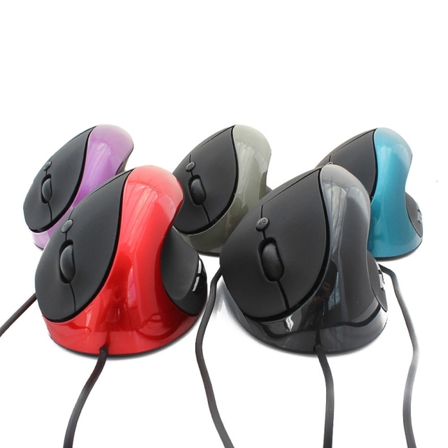 New Arrivals JSY-05 6 Keys Wired Vertical Mouse Ergonomics Brace Optical Mouse