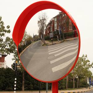 Miroir convexe sphérique de sécurité routière à 360 degrés, miroir convexe d'angle mural en acrylique PMMA, miroir convexe à dôme complet - Product Image 1