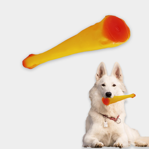 Fabrieksdirect, groothandel schattig ham-hondenspeelgoed met piep, leuk interactief speelgoed tegen verveling met piep - Product Image 1