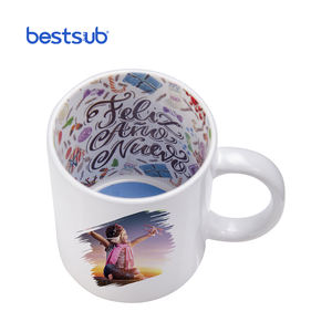 Bestsub-Tazas en blanco personalizadas para transferencia <span class=keywords><strong>de</strong></span> calor por sublimación, tazas con lema <span class=keywords><strong>de</strong></span> 11oz, español, Feliz Año Nuevo, venta al por mayor - Product Image 1