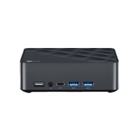 Lecoo Mini PC12 Generasi Intel N100 (Hingga 3.4GHz) 4C/4T 8GB DDR4 256GB M.2 SSD Desktop Terpisah Untuk Bisnis Sistem Operasi DOS WiFi