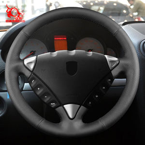 Neuheiten Andere Autoteile Auto lenkrad abdeckung Lustig für Porsche Cayenne Sport Mikro faser Leder druck - Product Image 6