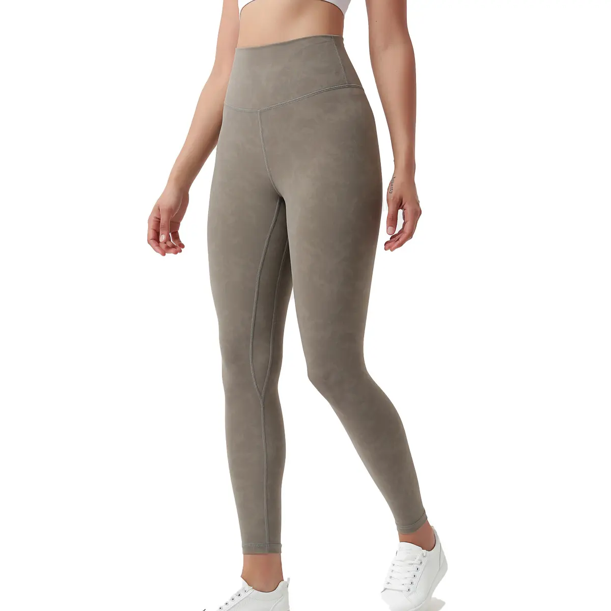 Leggings sportivi da donna pantaloni a vita alta elasticizzati a quattro vie elasticizzati leggeri e leggeri