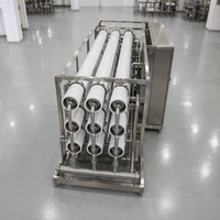 Système de traitement d'eau par osmose inverse industrielle pour la concentration de jus de fruits, usine de traitement d'eau
