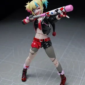 Kaiyodo Revoltech Amazing Yamaguchi Harley Quinn Suicide Squad <span class=keywords><strong>Isekai</strong></span> Ver. - Nouveauté ! Figurine articulée de collection - Product Image 3