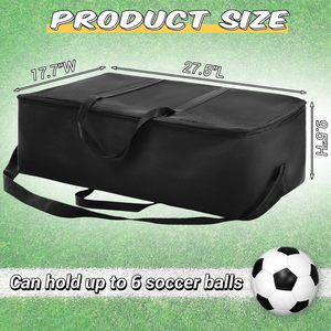 Bolsa Deportiva para Entrenadores, 27.5 x 17.7 Pulgadas, Resistente al Agua, de Tela Oxford, con Correa de Hombro Ajustable y Asa Separada, Moderna - Product Image 2