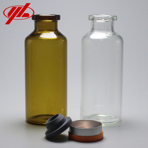 ขวดแก้วเปล่าสำหรับยาพร้อมฝาจีบ จำหน่ายขนาด 2 มล. 3 มล. 5 มล. 7 มล. 8 มล. 10 มล. 15 มล. 20 มล. 30 มล. - Product Image 3
