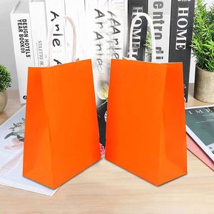 Kraft Paper Party <b>Gift</b> Bags <b>Smalls</b> Size with Handle for Christmas Wedding Celebrations Thanksgiving Shopping Party Bags - Product Image 6