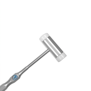 Maillet chirurgical 190 mm, têtes en nylon 25 mm, maillet orthopédique dentaire pour os, instrument manuel certifié CE Classe I - Product Image 2