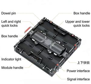 XOB High Performance LED Screen 500mmx500mm Waterproof Outdoor Video <b>Wall</b> Rental Large Led Screen <b>Display</b> - Product Image 5