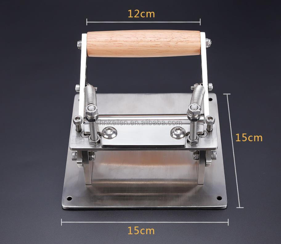 OUKANING Pelatrice Manuale Per Pelle – Spaccalegna Da Banco Per Cuoio – Larghezza Max 7 Cm, Spessore Minimo 1 Mm – Attrezzo Artigianale