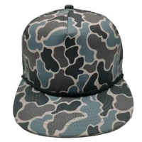 Menjual Topi Flat Brim Custom Terstruktur dengan Berbagai Macam Topi Snapback Camo