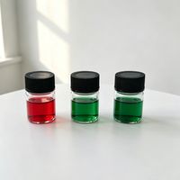 Flacon d'encre personnalisé en verre borosilicate de 10 ml, vide, style vintage, avec repose-plume pour la calligraphie artistique