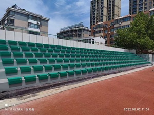 مدرجات تلسكوبية مجوفة أوتوماتيكية من مادة HDPE بسعة 200 كجم مقاعد ملعب متحركة آمنة بتصميم مرن - Product Image 6