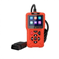 Herramienta de Diagnóstico Automotriz M60 Transfronteriza, Escáner de Motocicletas OBD2, Lector de Códigos de Reinicio de ECU para Autos, Tarjeta Naranja/Negra