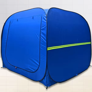 Tente d'isolement épidémique en acier carré d'extérieur Oxford imperméable pliable à deux chambres individuelles Abri médical temporaire <span class=keywords><strong>de</strong></span> protection - Product Image 4