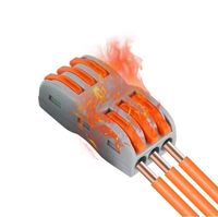 Connecteur de câblage rapide Wavelink, compact, à levier, pour conducteurs de fils, connecteur de raccordement compact, connecteur électrique, bornier