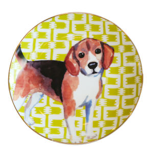 Tasse à café en céramique avec assiette à dessert, pour la maison, différents types <span class=keywords><strong>de</strong></span> décalcomanies imprimées personnalisées, poignée en or, mignon chien, bon marché - Product Image 6